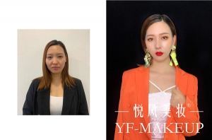 2020年9月北京悦风美妆学院“秋菊杯“新娘妆作品评选